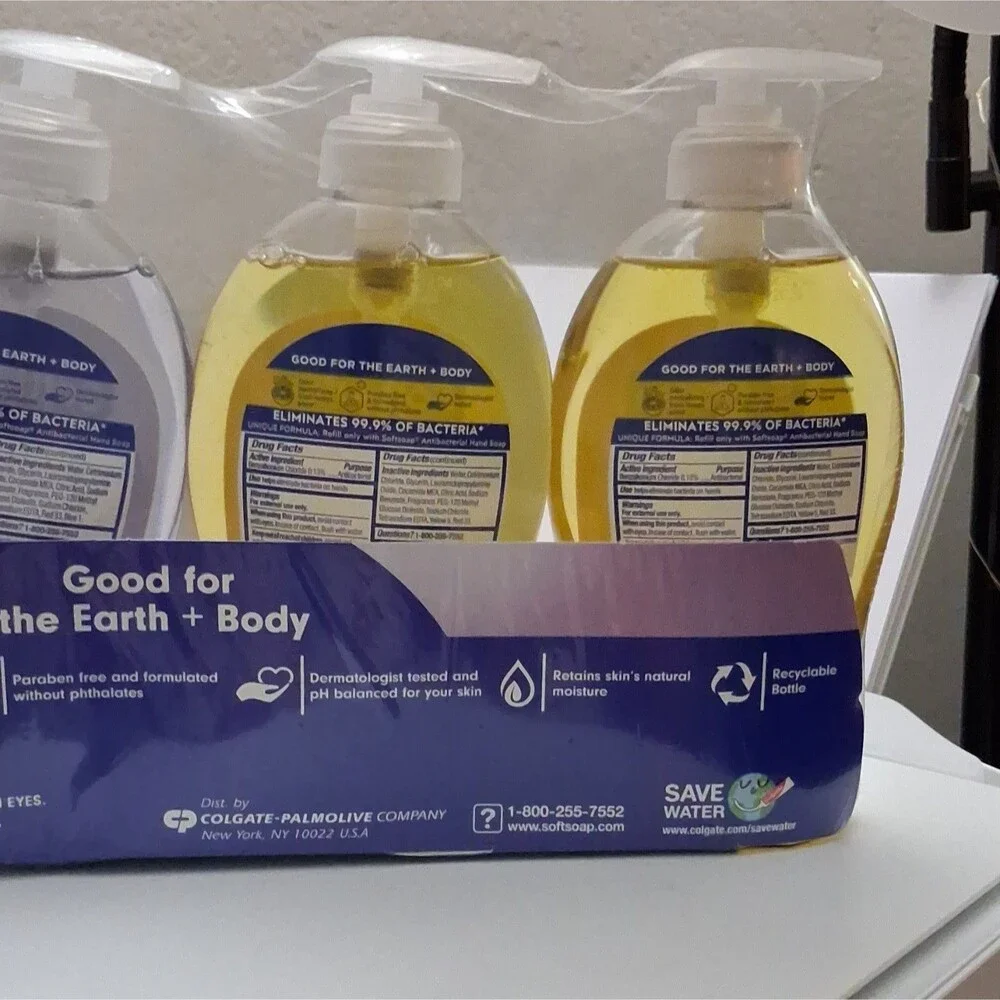 Softsoap Antibacterial Liquid Hand Soap 4 Pack 11.25 fl oz Citrus & White Tea
